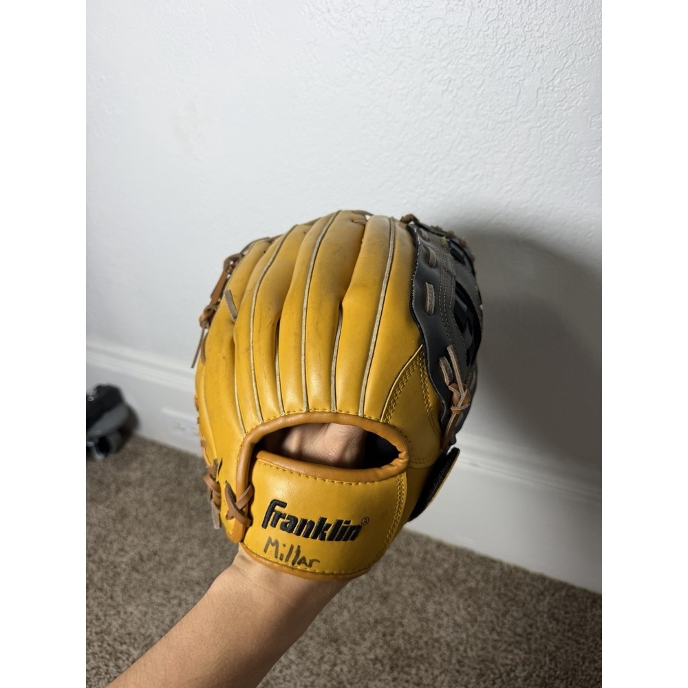 Franklin Fieldmaster 22602 12.5" Baseball Softball Glove LH Throw Basket Web